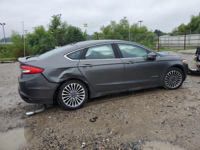 3FA6P0RUXHR388612 - 2017 FORD FUSION TITANIUM HEV GRAY photo 3