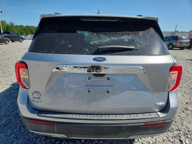 1FMSK7DH4LGA77473 - 2020 FORD EXPLORER XLT SILVER photo 6