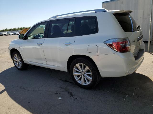 JTEEW44AX82021657 - 2008 TOYOTA HIGHLANDER HYBRID LIMITED WHITE photo 2