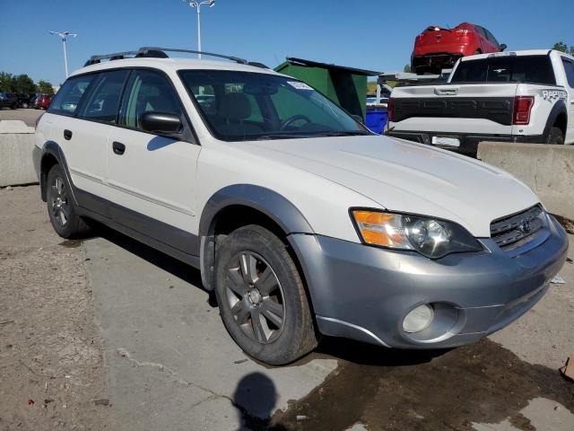 4S4BP61C857382790 - 2005 SUBARU LEGACY OUTBACK 2.5I WHITE photo 4