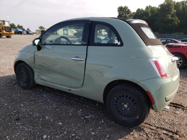 3C3CFFDR6CT167417 - 2012 FIAT 500 POP TURQUOISE photo 2