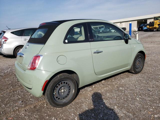 3C3CFFDR6CT167417 - 2012 FIAT 500 POP TURQUOISE photo 3