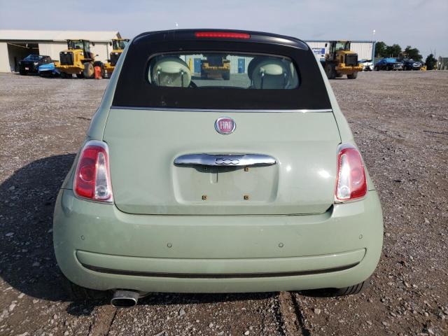 3C3CFFDR6CT167417 - 2012 FIAT 500 POP TURQUOISE photo 6