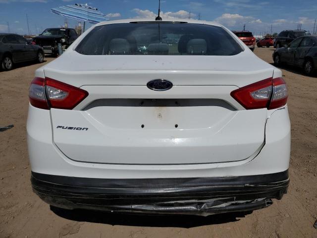 3FA6P0G79FR163172 - 2015 FORD FUSION S WHITE photo 6