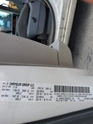 2A4RR5D13AR266322 - 2010 CHRYSLER TOWN & COU TOURING 白色 照片 12