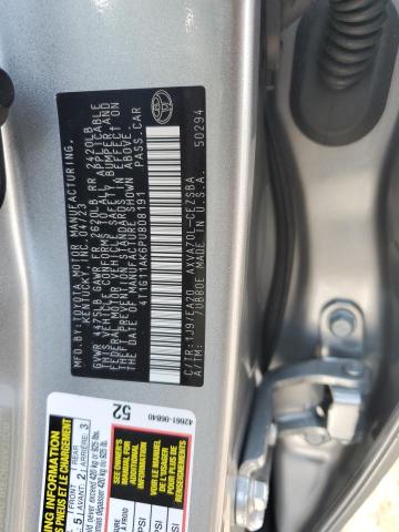 4T1G11AK6PU808191 - 2023 TOYOTA CAMRY SE NIGHT SHADE SILVER photo 12