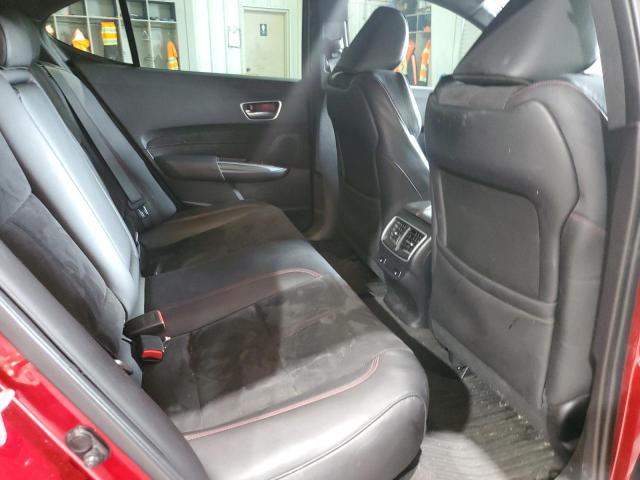 19UUB3F83LY000317 - 2020 ACURA TLX ADVANCE RED photo 10