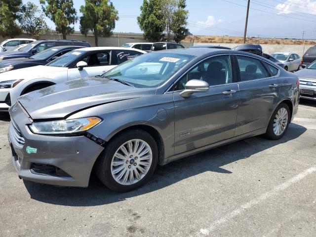 3FA6P0SU0ER316694 - 2014 FORD FUSION TITANIUM PHEV GRAY photo 1