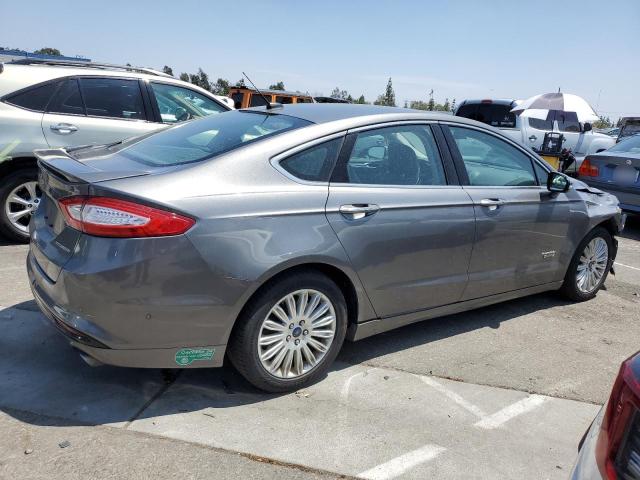 3FA6P0SU0ER316694 - 2014 FORD FUSION TITANIUM PHEV GRAY photo 3