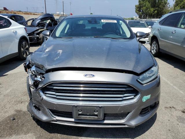 3FA6P0SU0ER316694 - 2014 FORD FUSION TITANIUM PHEV GRAY photo 5