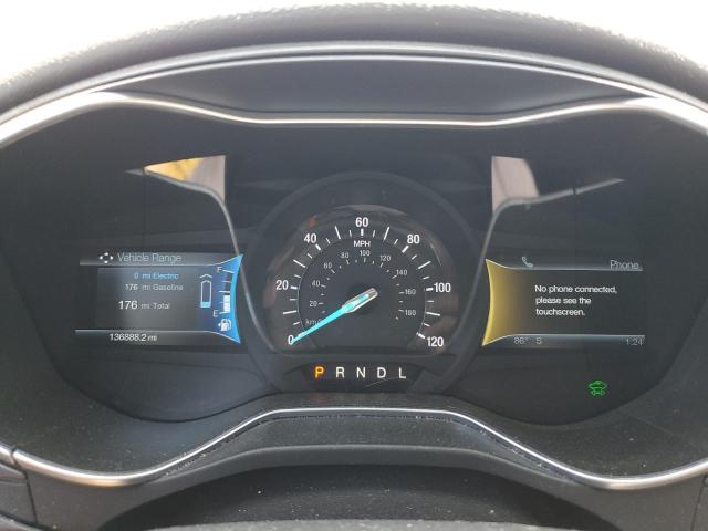 3FA6P0SU0ER316694 - 2014 FORD FUSION TITANIUM PHEV GRAY photo 9