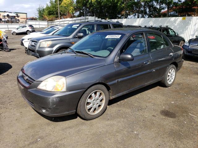 KNADC125956384787 - 2005 KIA RIO GRAY photo 1