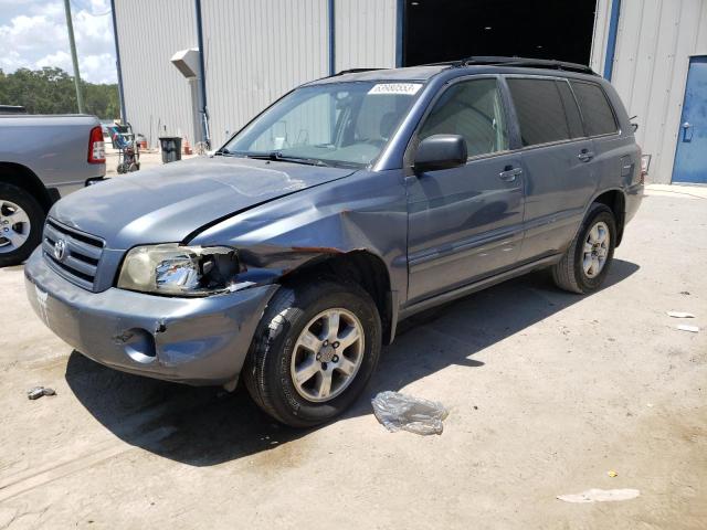 JTEEP21A370211039 - 2007 TOYOTA HIGHLANDER SPORT BLUE photo 1