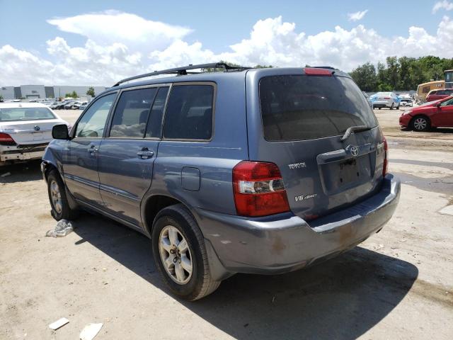 JTEEP21A370211039 - 2007 TOYOTA HIGHLANDER SPORT BLUE photo 2