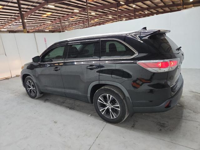 5TDJKRFH9GS309831 - 2016 TOYOTA HIGHLANDER XLE შავი ფოტო 2