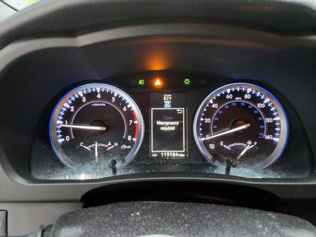 5TDJKRFH9GS309831 - 2016 TOYOTA HIGHLANDER XLE შავი ფოტო 9