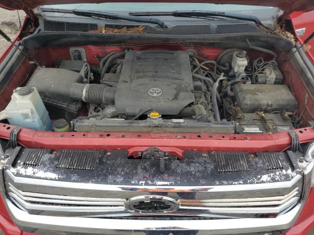 5TFAY5F16GX490973 - 2016 TOYOTA TUNDRA CREWMAX 1794 RED photo 11