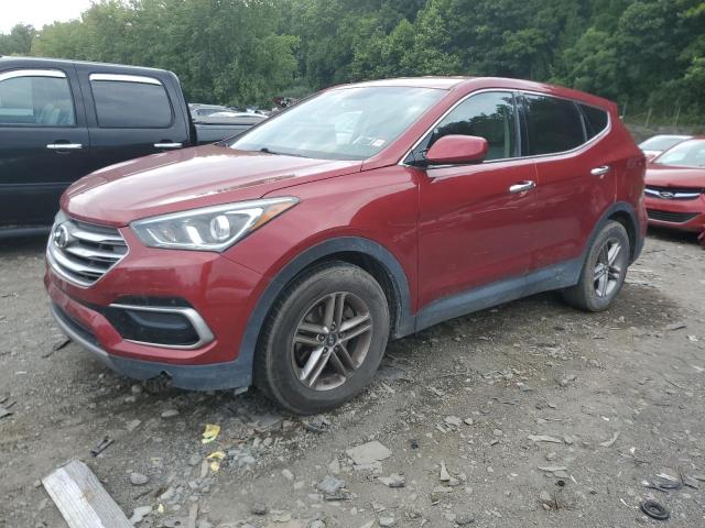 5XYZTDLB8HG440749 - 2017 HYUNDAI SANTA FE S MAROON photo 1