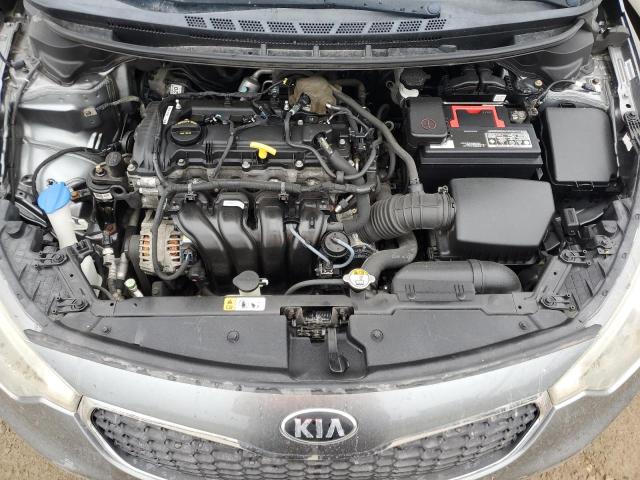 KNAFX4A84E5155577 - 2014 KIA FORTE EX GRAY photo 11