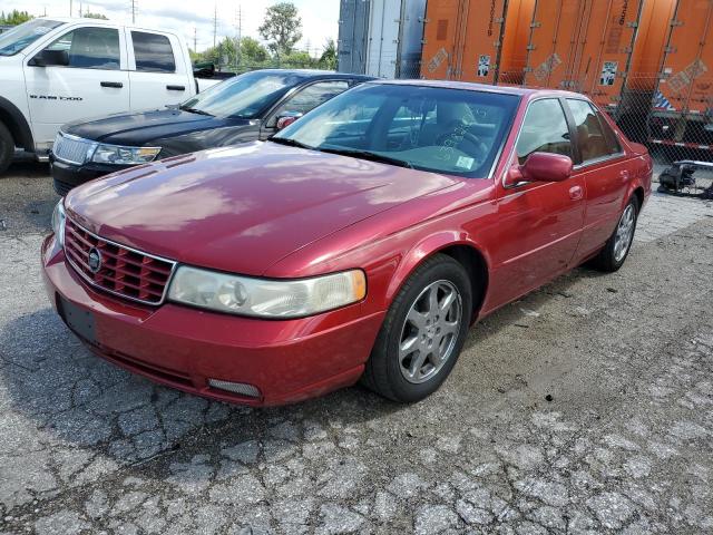 1G6KY549X1U120277 - 2001 CADILLAC SEVILLE STS BURGUNDY photo 1