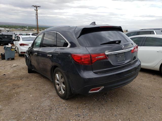 5FRYD3H92GB016254 - 2016 ACURA MDX ADVANCE BLACK photo 2