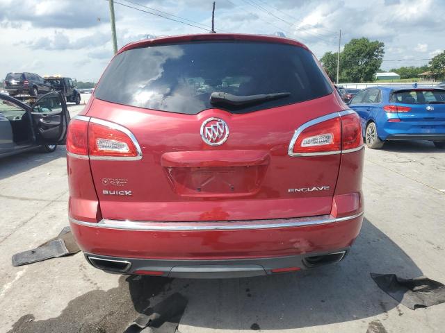 5GAKRCKD6DJ128745 - 2013 BUICK ENCLAVE RED photo 6