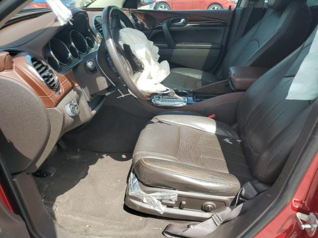 5GAKRCKD6DJ128745 - 2013 BUICK ENCLAVE RED photo 7