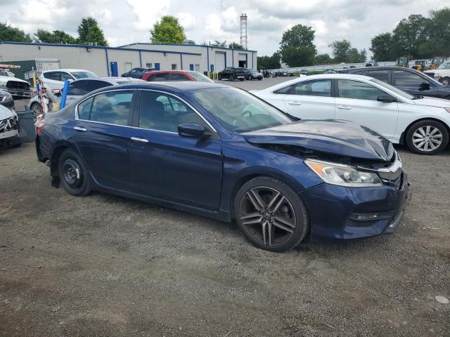 1HGCR2F51GA079380 - 2016 HONDA ACCORD SPORT 蓝色 照片 4