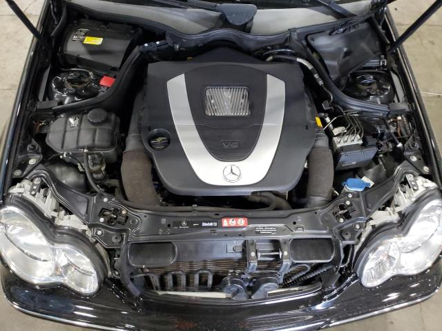 WDBRF54H16A857464 - 2006 MERCEDES-BENZ C 280 BLACK photo 11