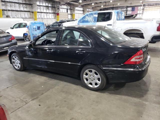 WDBRF54H16A857464 - 2006 MERCEDES-BENZ C 280 BLACK photo 2