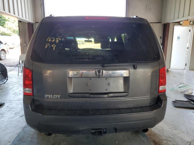 5FNYF3H57BB021628 - 2011 HONDA PILOT EXL GRAY photo 6