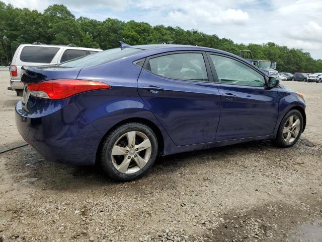 5NPDH4AE7CH066385 - 2012 HYUNDAI ELANTRA GLS BLUE photo 3