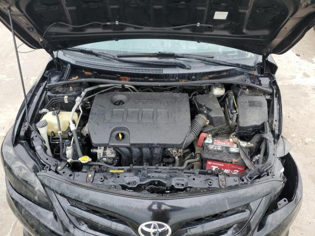 2T1BU4EEXBC580116 - 2011 TOYOTA COROLLA BASE BLACK photo 11