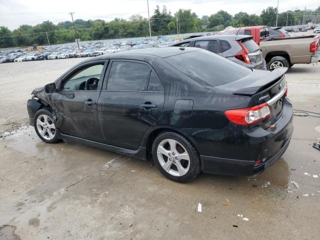 2T1BU4EEXBC580116 - 2011 TOYOTA COROLLA BASE BLACK photo 2