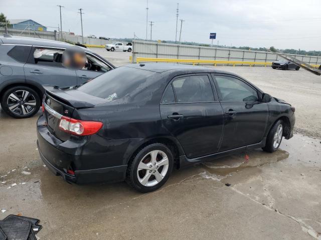 2T1BU4EEXBC580116 - 2011 TOYOTA COROLLA BASE BLACK photo 3