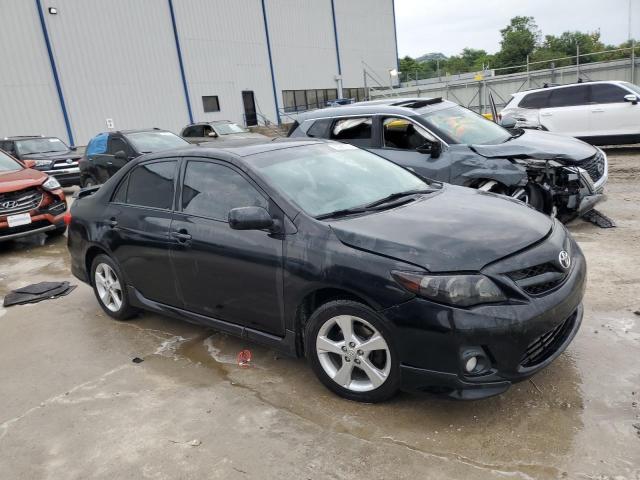 2T1BU4EEXBC580116 - 2011 TOYOTA COROLLA BASE BLACK photo 4