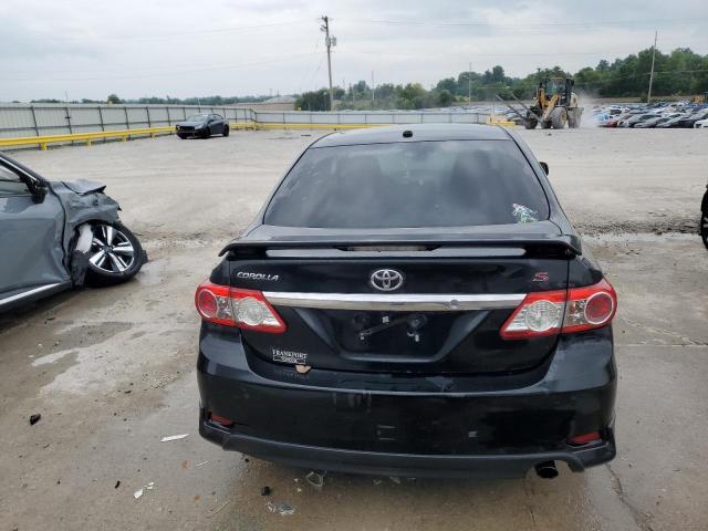 2T1BU4EEXBC580116 - 2011 TOYOTA COROLLA BASE BLACK photo 6