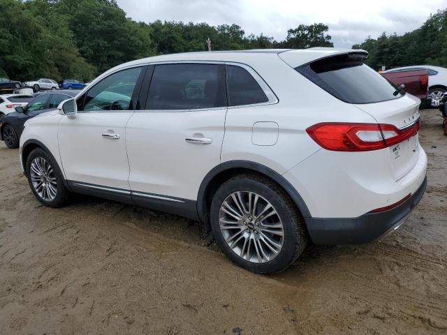 2LMTJ8LR3GBL68183 - 2016 LINCOLN MKX RESERVE Սպիտակ լուսանկար 2