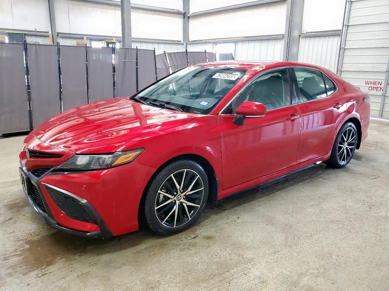 4T1G11AK0PU122874 - 2023 TOYOTA CAMRY SE NIGHT SHADE RED photo 1
