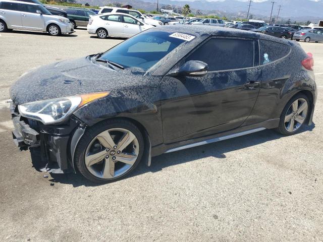 KMHTC6AE7DU180976 - 2013 HYUNDAI VELOSTER TURBO BLACK photo 1