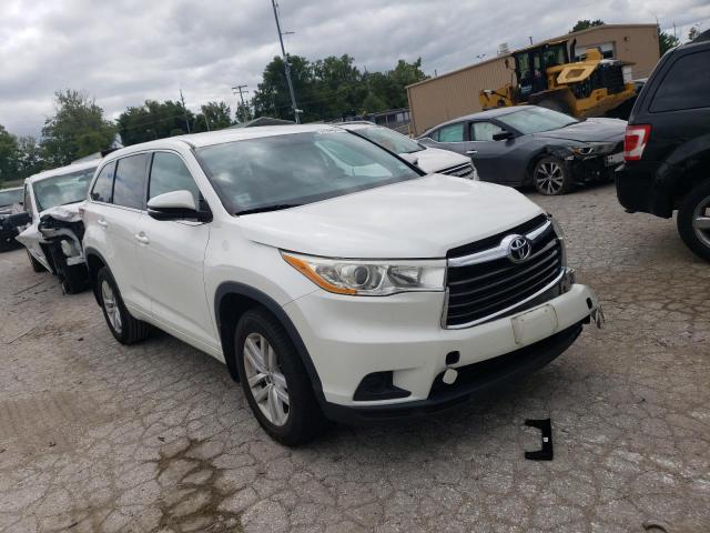 5TDZARFHXFS016508 - 2015 TOYOTA HIGHLANDER LE WHITE photo 4