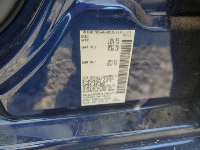1N4BL4CV2PN358623 - 2023 NISSAN ALTIMA SR 蓝色 照片 13