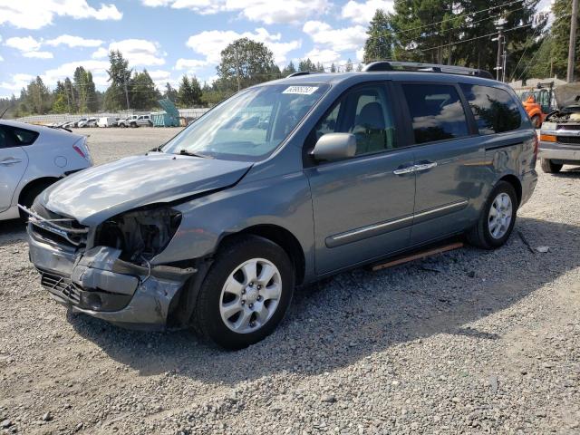 KNDMC233276035396 - 2007 HYUNDAI ENTOURAGE GLS BLUE photo 1