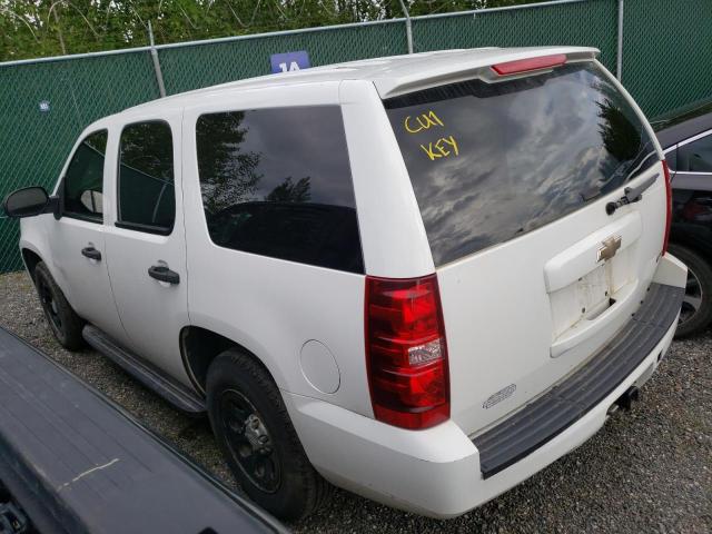 1GNEC03048R224816 - 2008 CHEVROLET TAHOE C1500 POLICE WHITE photo 2