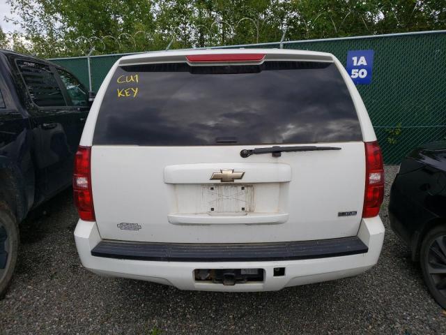 1GNEC03048R224816 - 2008 CHEVROLET TAHOE C1500 POLICE WHITE photo 6