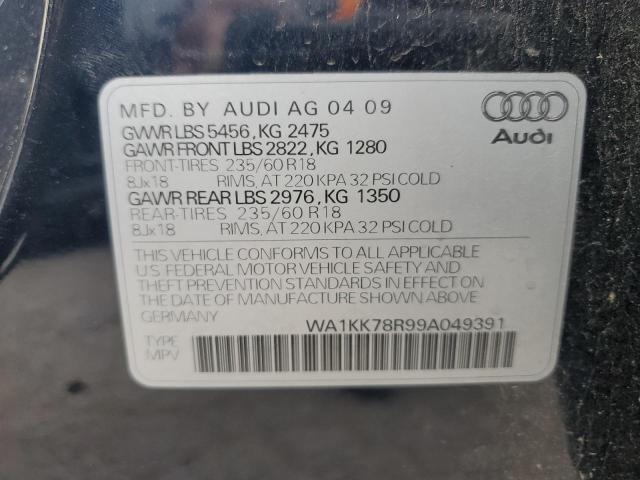 WA1KK78R99A049391 - 2009 AUDI Q5 3.2 BLUE photo 14