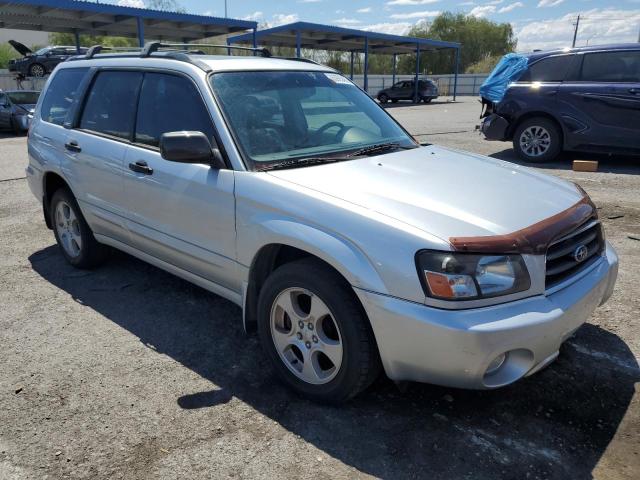 JF1SG65624H764496 - 2004 SUBARU FORESTER 2.5XS Серебристый фото 4