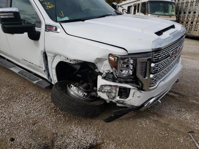 1GT49WEY8NF247201 - 2022 GMC SIERRA K3500 DENALI WHITE photo 9