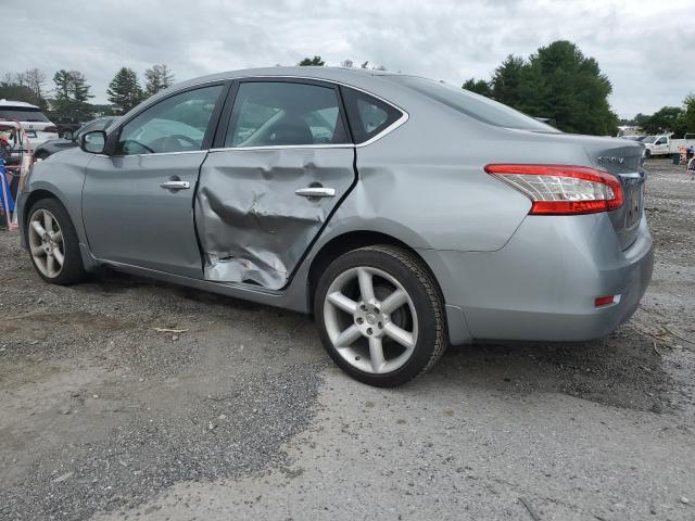 3N1AB7AP5DL640834 - 2013 NISSAN SENTRA S SILVER photo 2