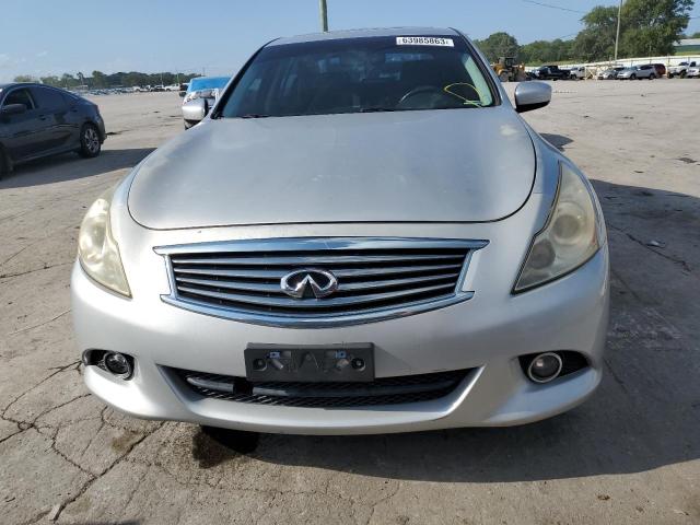 JN1CV6AR4AM252278 - 2010 INFINITI G37 SILVER photo 5